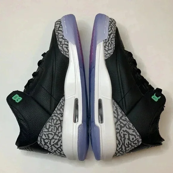 Jordan Retro 3 Sneakers GS Electric Green Youth 4 New - Picture 10 of 11